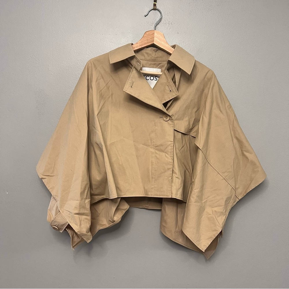 COS Beige Cape Jacket